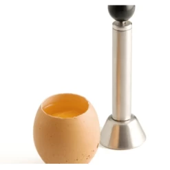 100% Chef Ei-onttopper Voor Kwartelei 10,5 Cm Rvs Glans -Keuken Verkoop 100 chef ei onttopper 11 cm rvs glans 2 1
