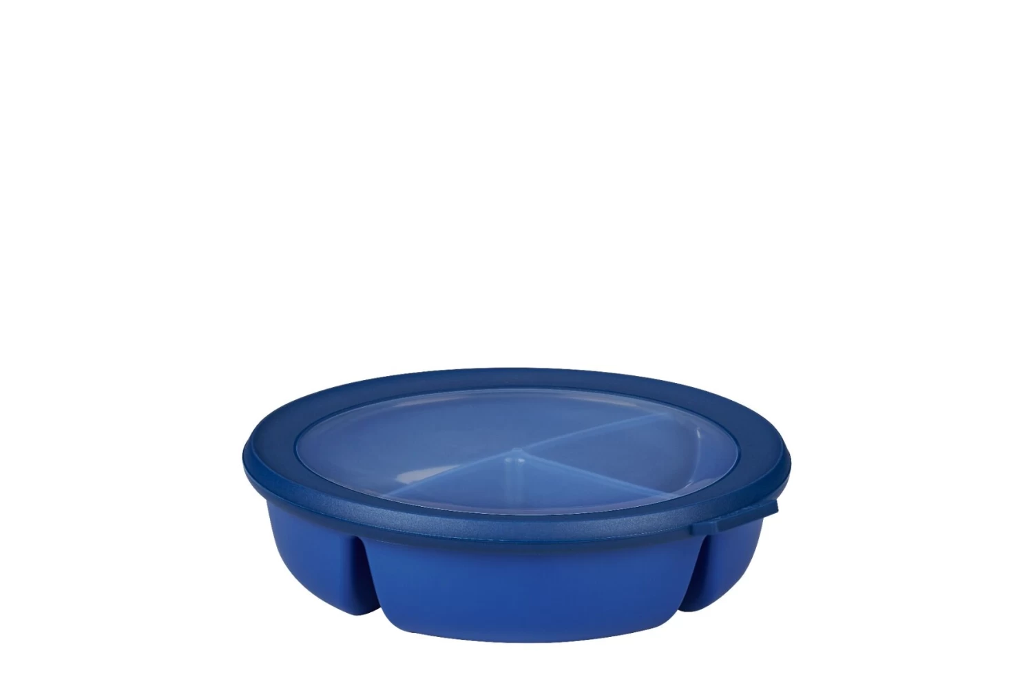 Mepal Cirqula Bento Bowl 3-vaks Kunststof Vivid Blue 1 Mepal Cirqula Bento Bowl 3-vaks Kunststof Vivid Blue