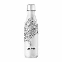 IZY Bottles Drinkfles 500 Ml Map Of Den Haag Rvs