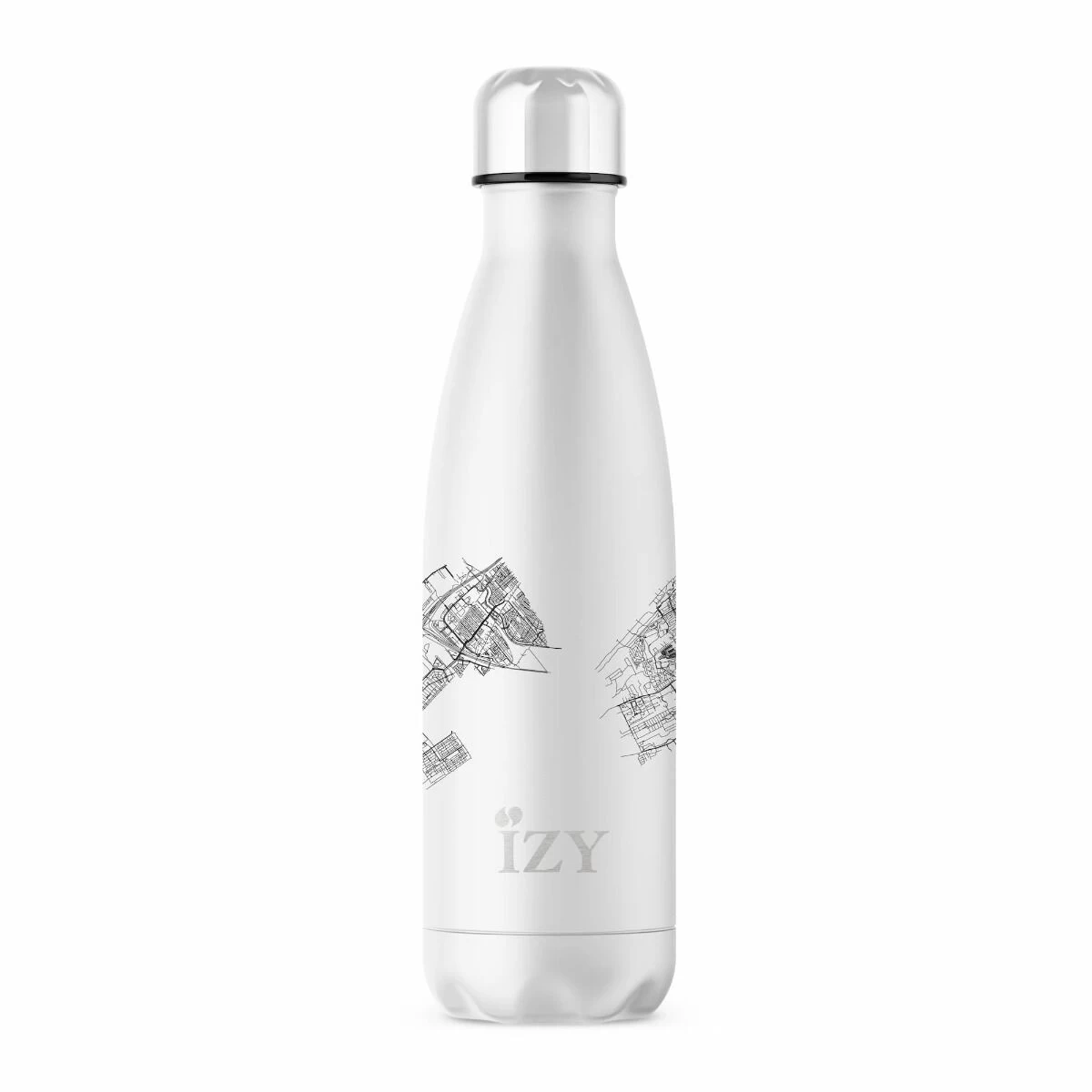 IZY Bottles Drinkfles 500 Ml Map Of Den Haag Rvs 2 IZY Bottles Drinkfles 500 Ml Map Of Den Haag Rvs - Afbeelding 2