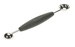 OXO Good Grips Tweezijdige Meloenboor ø 3 Cm En ø 2,5 Cm Rvs Zwart 1 OXO Good Grips Tweezijdige Meloenboor ø 3 Cm En ø 2,5 Cm Rvs Zwart