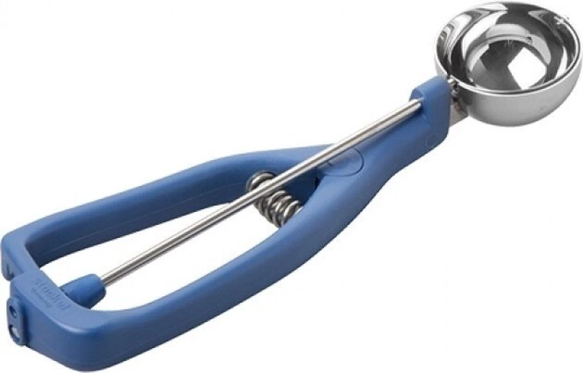 Stöckel Portioneerlepel ø 100 Mm Maat 4 Kunststof Blauw 1 Stöckel Portioneerlepel ø 100 Mm Maat 4 Kunststof Blauw