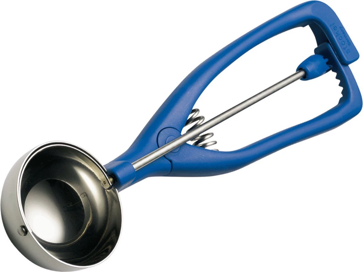 Stöckel Portioneerlepel ø 100 Mm Maat 4 Kunststof Blauw 2 Stöckel Portioneerlepel ø 100 Mm Maat 4 Kunststof Blauw - Afbeelding 2