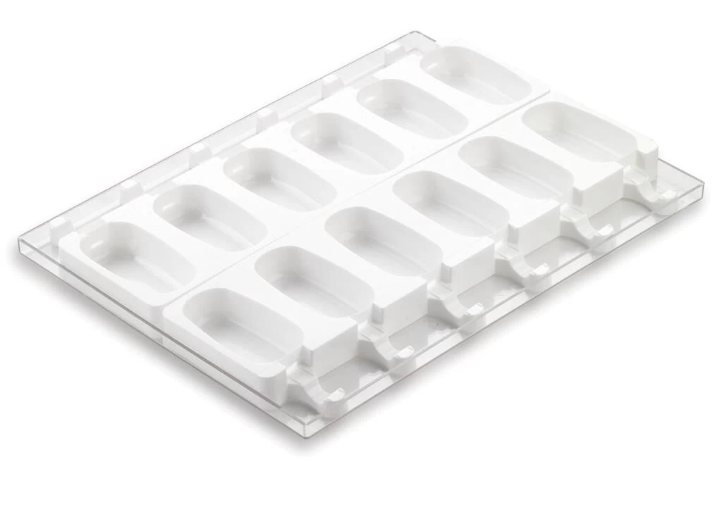 Silikomart SteccoFlex Ijsvorm 12 Ijsjes 9 X 5 Cm Silicone Wit 1 Silikomart SteccoFlex Ijsvorm 12 Ijsjes 9 X 5 Cm Silicone Wit