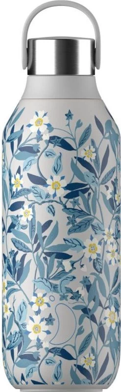 Chilly's Bottle X Liberty Blossom Waterfles 500 Ml Rvs Grijs