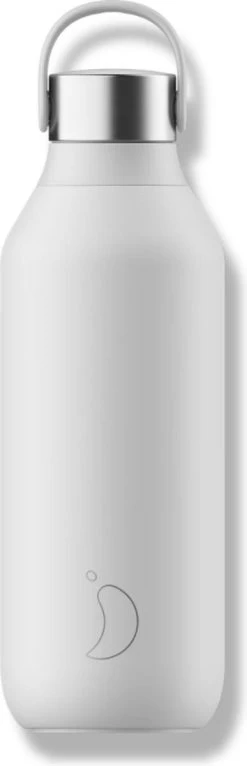 Chilly's Bottle Waterfles 500 Ml Rvs Arctic White