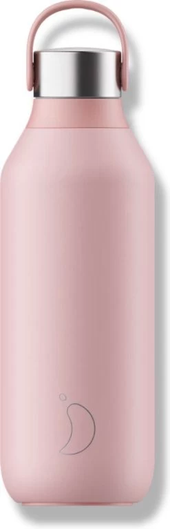 Chilly's Bottle Waterfles 500 Ml Rvs Blush Pink