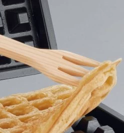 Cloer Brussels Wafelijzer Dubbel 18,5 Cm Anti-aanbaklaag Rvs Mat -Keuken Verkoop 4004631000749 2