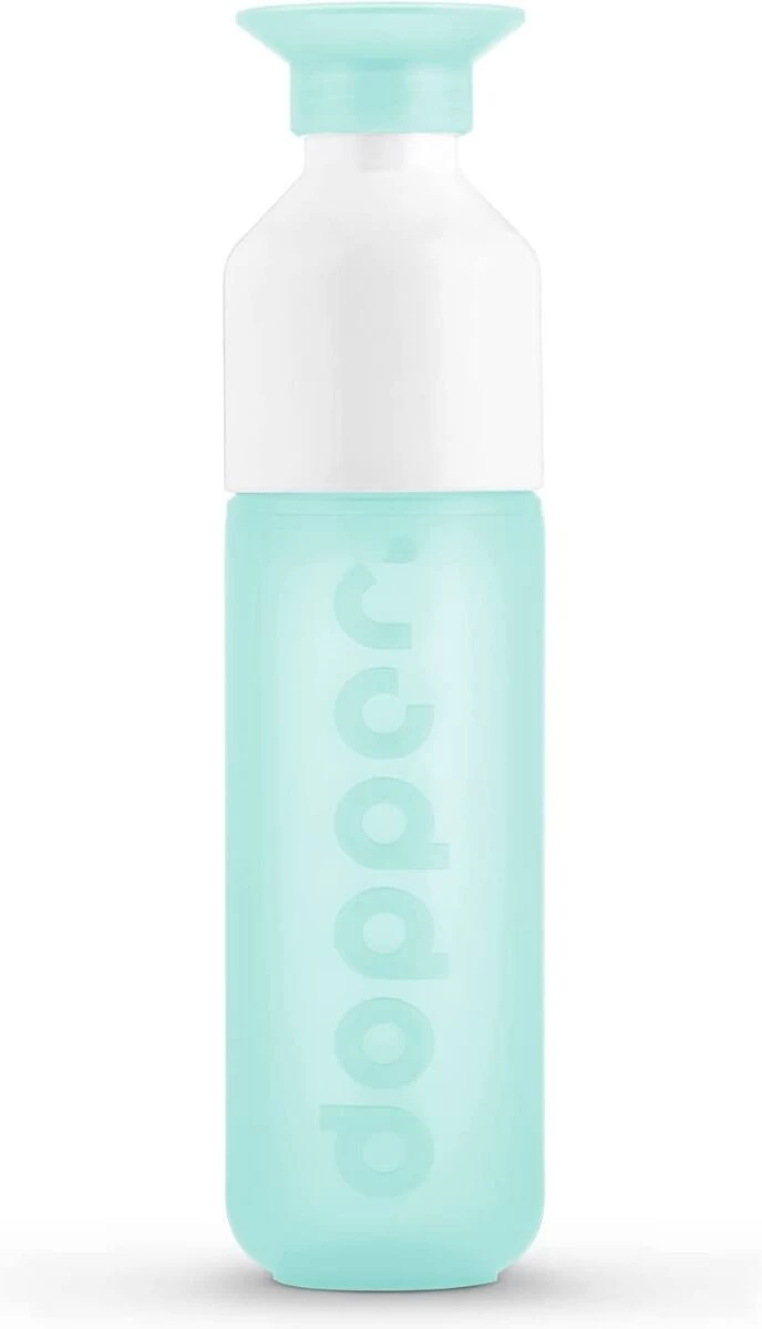 Dopper Waterfles 450 Ml Kunststof Polar Blue 1 Dopper Waterfles 450 Ml Kunststof Polar Blue