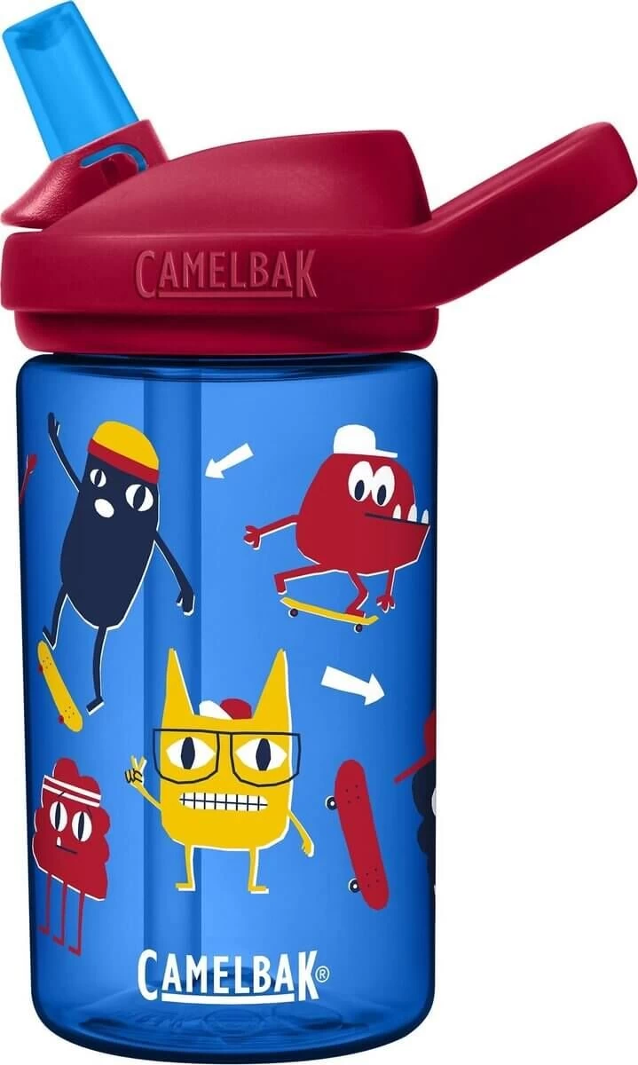 Camelbak Eddy Kids Drinkfles 400 Ml Kunststof Skate Monsters 2 Camelbak Eddy Kids Drinkfles 400 Ml Kunststof Skate Monsters - Afbeelding 2
