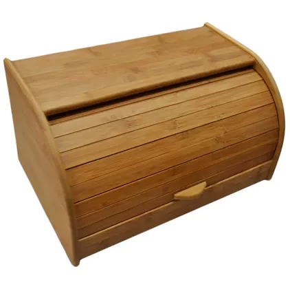 Point-Virgule Broodtrommel 40 X 26 X 20 Cm FSC Bamboe 1 Point-Virgule Broodtrommel 40 X 26 X 20 Cm FSC Bamboe