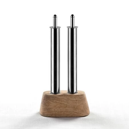 Olipac Olie- En Azijnset Op Houten Onderzetter In Giftbox Rvs 1 Olipac Olie- En Azijnset Op Houten Onderzetter In Giftbox Rvs