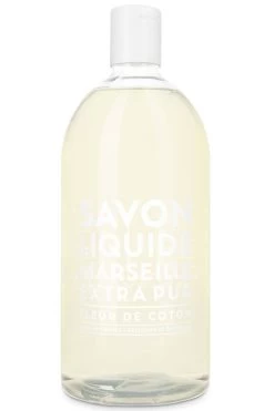 Savon De Marseille Liquid Marseille Cotton Flower Navulling Handzeep 1 Liter