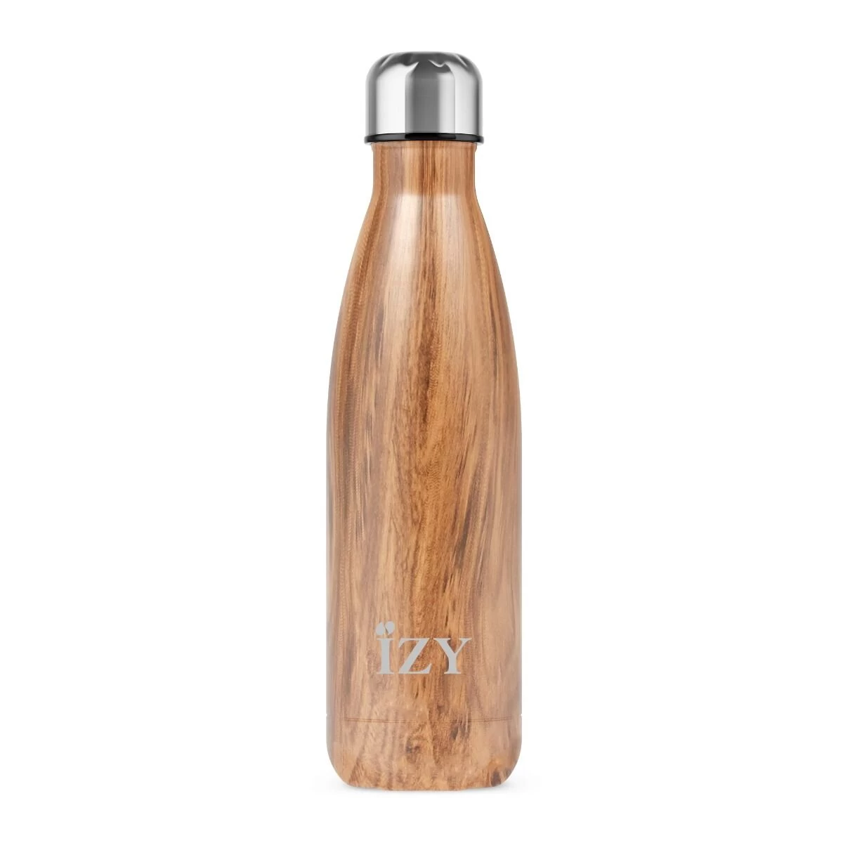 IZY Bottles Drinkfles 500 Ml Design Brown Rvs 1 IZY Bottles Drinkfles 500 Ml Design Brown Rvs