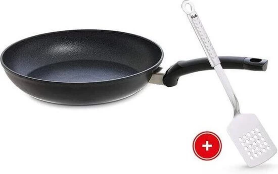 Fissler Adamant Classic Koekenpan Met Magic Spatel ø 28 Cm Zwart 1 Fissler Adamant Classic Koekenpan Met Magic Spatel ø 28 Cm Zwart