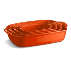 Emile Henry Toscane Rechthoekige Ovenschaal 22 X 14,5 Cm Keramiek -Keuken Verkoop individual oven dish 3 1