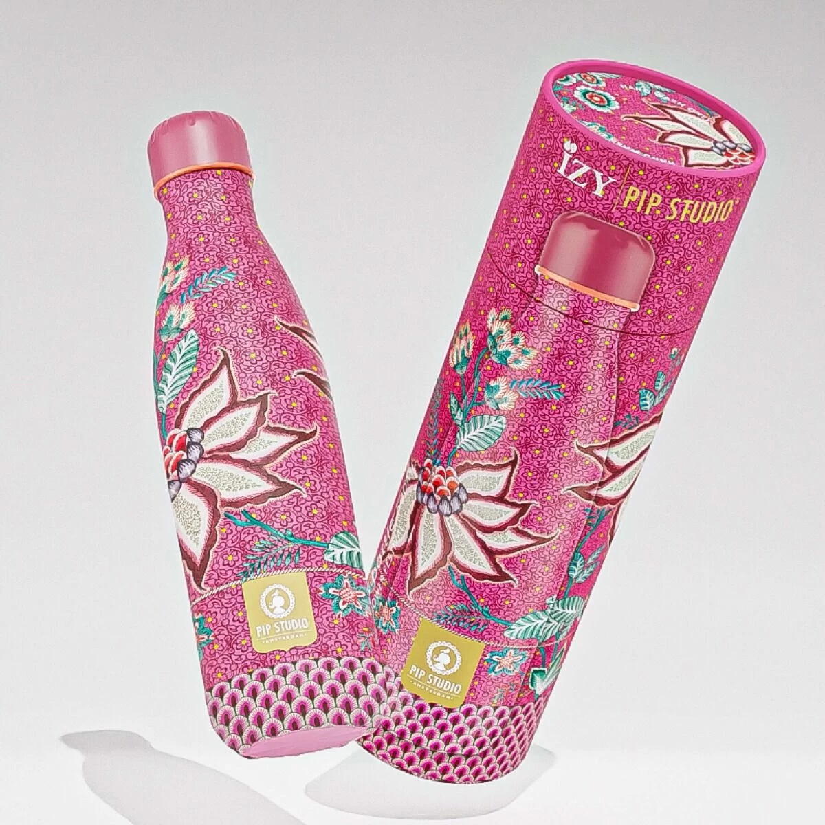 IZY Bottles X Pip Studio Drinkfles 500 Ml Flower Festival Rvs - Afbeelding 3