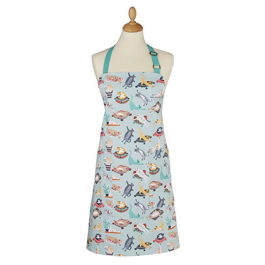 Ulster Weavers Kitty Cats Schort Katoen Blauw 1 Ulster Weavers Kitty Cats Schort Katoen Blauw