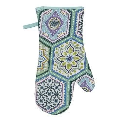 Ulster Weavers Lisbon Tiles Ovenwant Katoen Groen