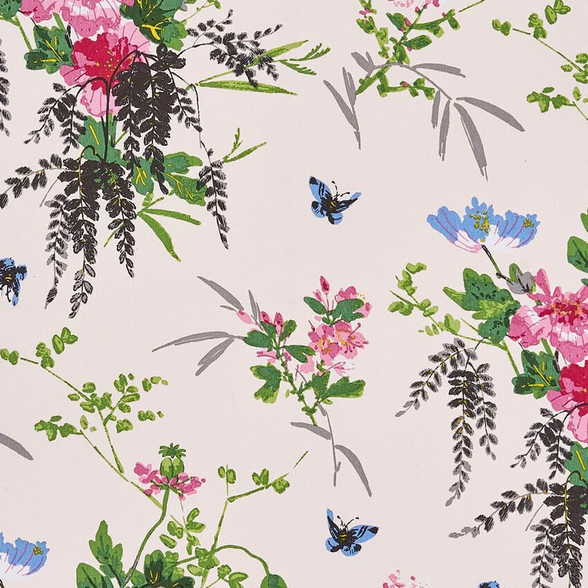 Ulster Weavers Madame Butterfly Lange Pannenlap Katoen Groen 2 Ulster Weavers Madame Butterfly Lange Pannenlap Katoen Groen - Afbeelding 2