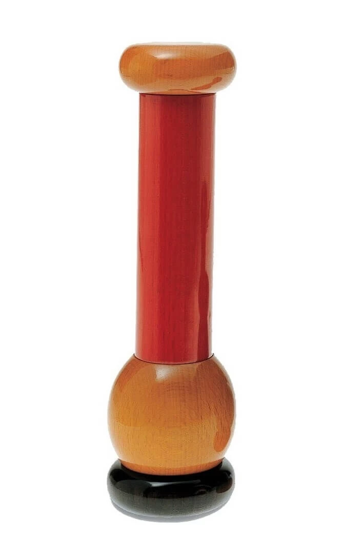 Alessi Twergi MP0210 Pepermolen Hout Rood 1 Alessi Twergi MP0210 Pepermolen Hout Rood