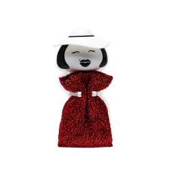 Peleg Mrs. Sponge Sponshouder Kunststof Rood