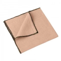 Haomy Letia Tafelkleed 170 X 300 Cm Linnen Kaneelbruin