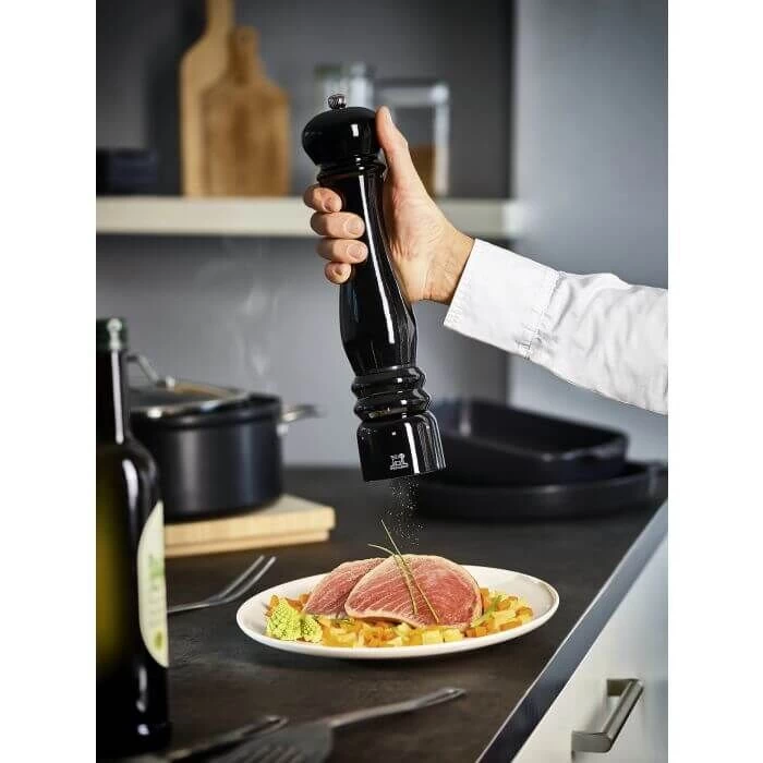 Peugeot Paris Elektrische Pepermolen 34 Cm Hout Zwart 2 Peugeot Paris Elektrische Pepermolen 34 Cm Hout Zwart - Afbeelding 2