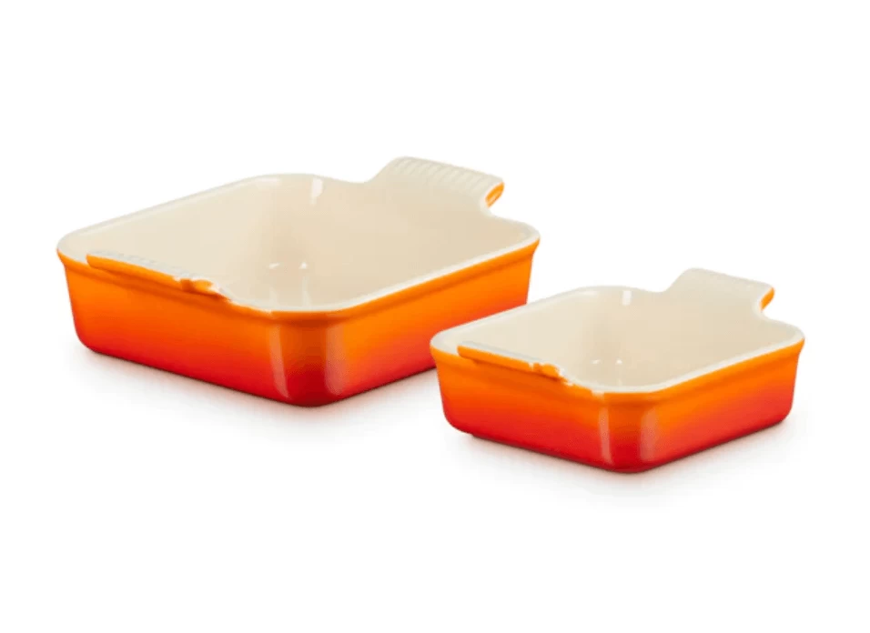 Le Creuset Ovenschalenset Aardewerk Vulcanique 2-delig 2 Le Creuset Ovenschalenset Aardewerk Vulcanique 2-delig - Afbeelding 2