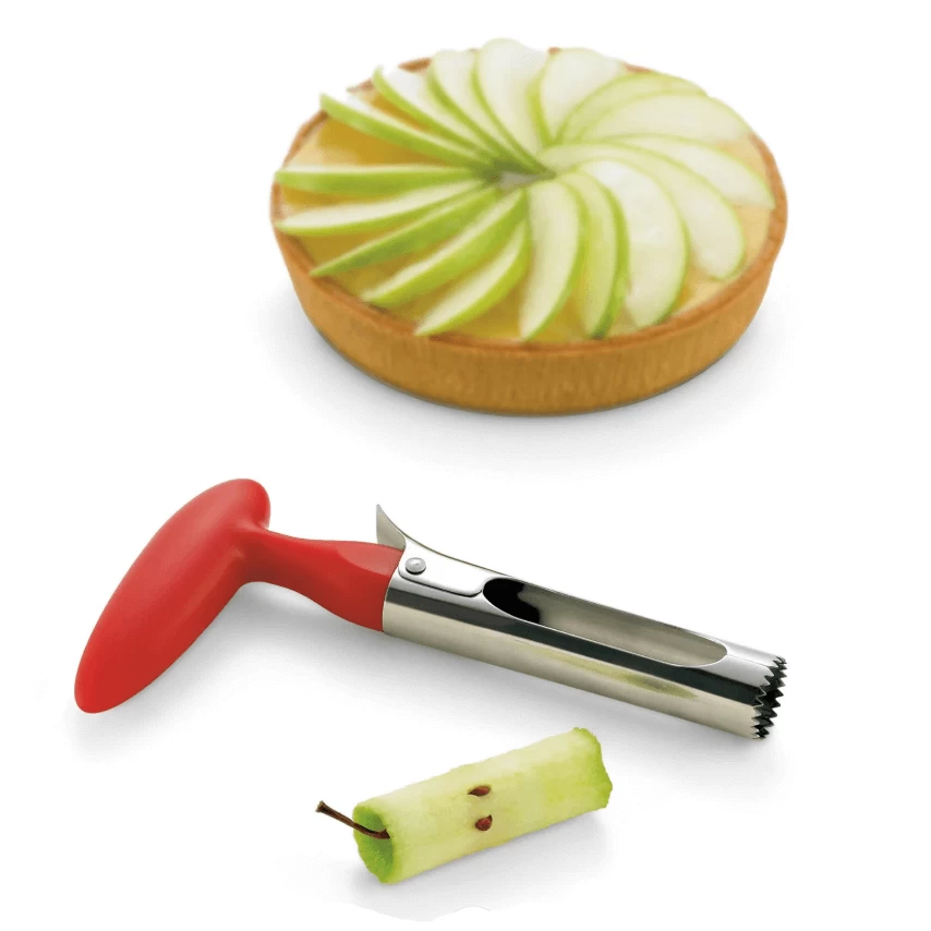 Cuisipro Appelboor 18 Cm Rvs Rood 1 Cuisipro Appelboor 18 Cm Rvs Rood