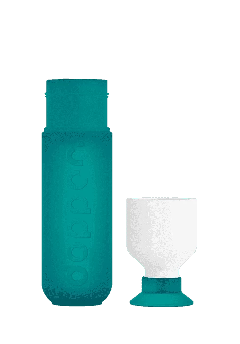 Dopper Waterfles 450 Ml Kunststof Tidal Teal 2 Dopper Waterfles 450 Ml Kunststof Tidal Teal - Afbeelding 2