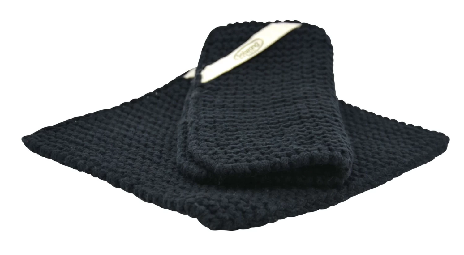 Solwang Design Pannenlap 22 X 22 Cm Katoen Black 2 Stuks 1 Solwang Design Pannenlap 22 X 22 Cm Katoen Black 2 Stuks